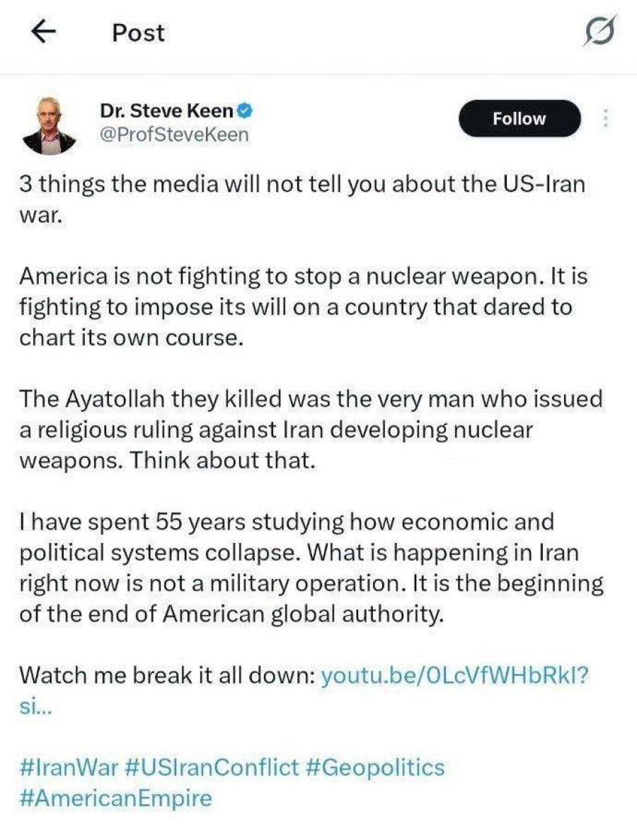 Ce que les médias ne vous disent pas sur la guerre entre les États‑Unis et l’Iran.