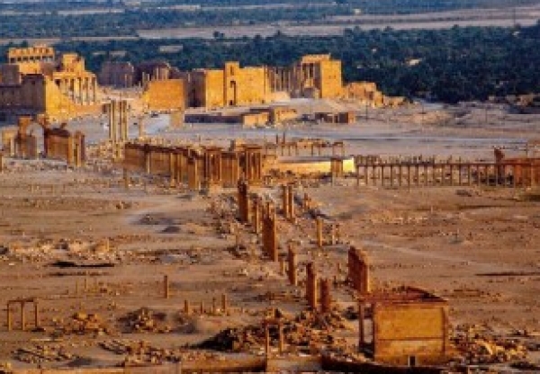 Syrie : Daech détruit la façade de l&#039;ancien théâtre romain à Palmyre