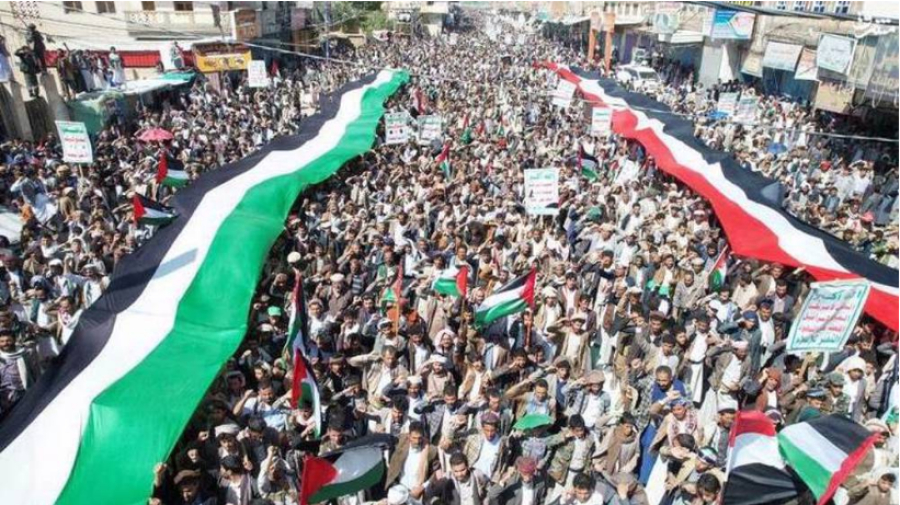 Yémen: les habitants de Saada descendus encore une fois dans la rue en soutien à Gaza