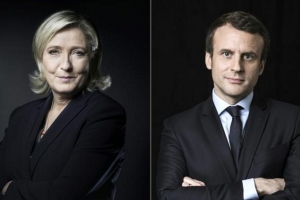 France/présidentielle: Le Pen et Macron au coude-à-coude