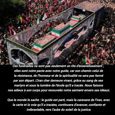 Des funérailles historiques en Iran : « un moment sans précédent dans l'histoire du monde » >