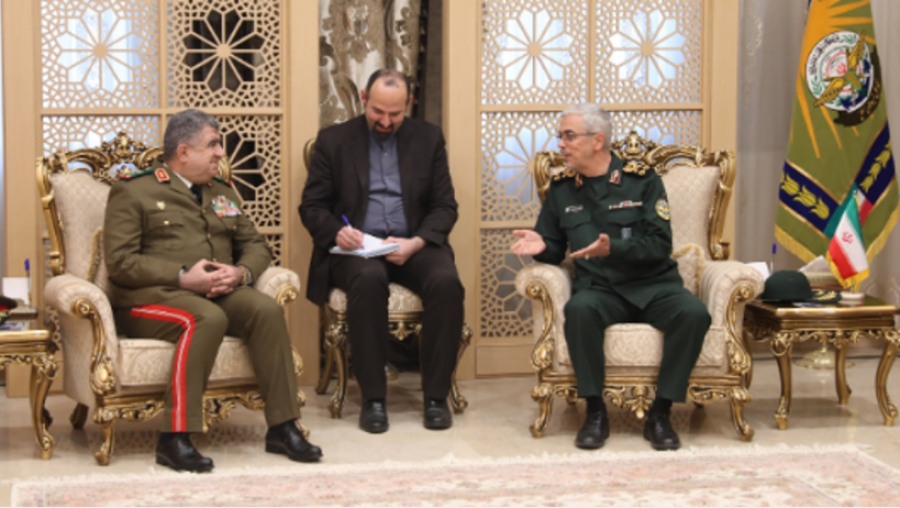 Le ministre syrien de la Défense reçu par le chef d’état-major iranien