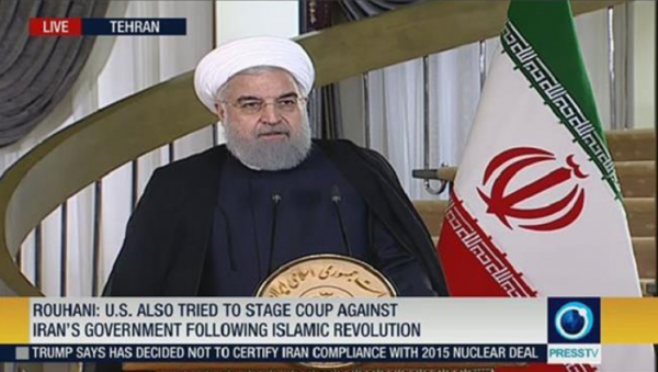 Rohani trouve le discours de Trump offensant et délirant