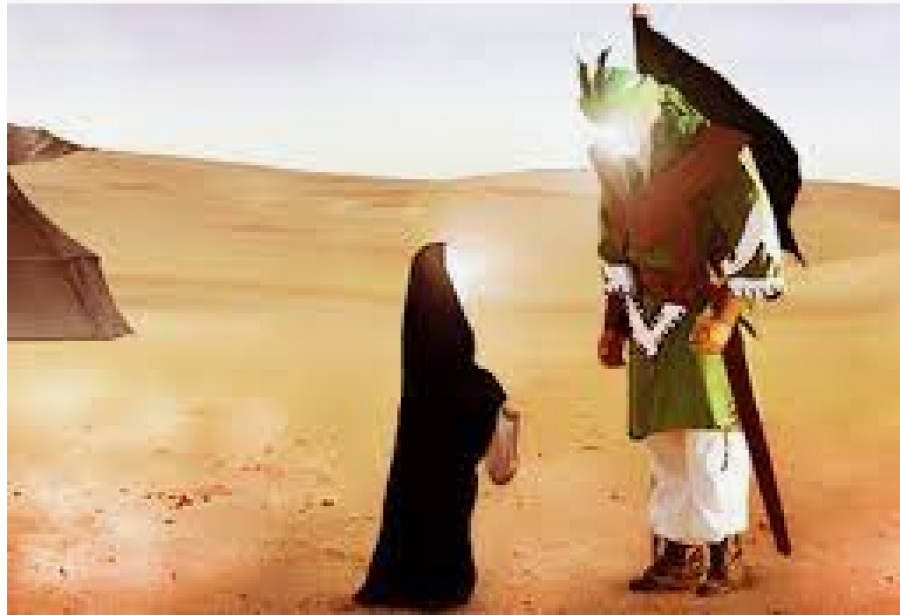 Ruqaya, la fille d&#039;Imam Hussein, Enfant martyre