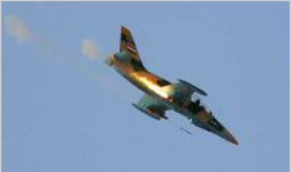 Première opération kamikaze d&#039;un pilote syrien!!