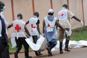 Cent quinze corps retrouvés par la Croix-Rouge à Bangassou en Centrafrique