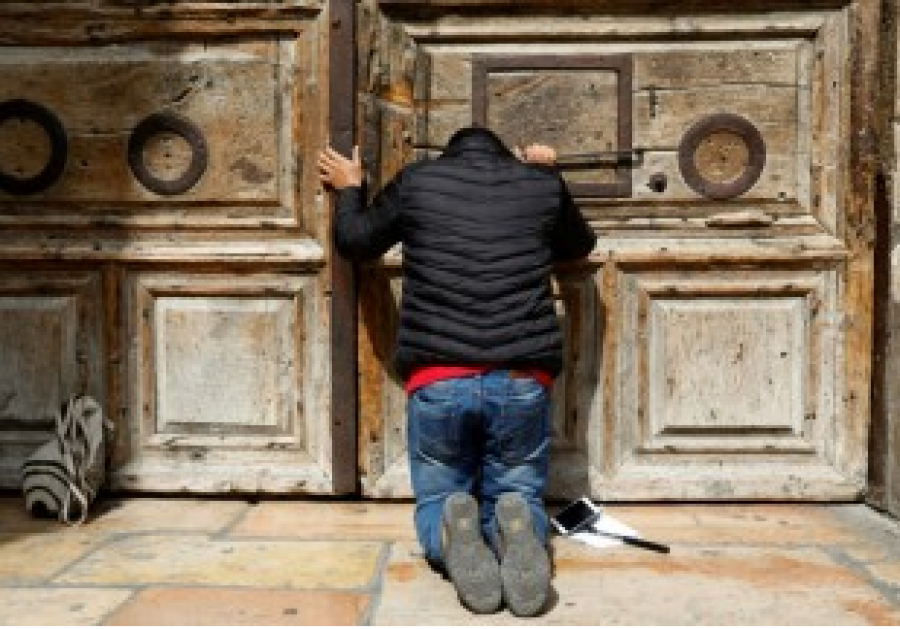 Al-Qods: l&#039;église du Saint-Sépulcre toujours fermée