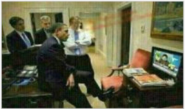 Quand Obama écoute le discours de Nasrallah! 