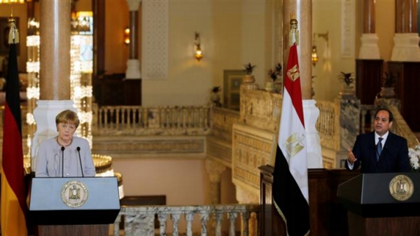 Conférence de presse Merkel/al-Sissi au Caire