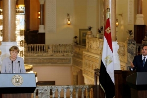 Conférence de presse Merkel/al-Sissi au Caire
