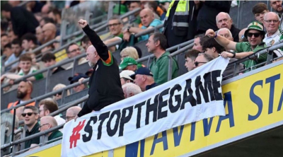 Des athlètes et des citoyens irlandais ont demandé l’annulation des matchs contre Israël