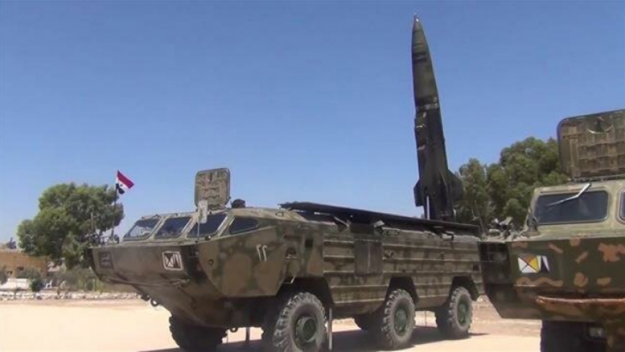 L&#039;armée syrienne sort son missile balistique tactique OTR-21 Tochka