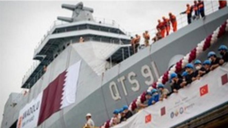 Première navire de guerre &quot;turc&quot; dans le golfe Persique...