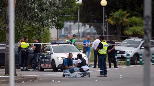 Fusillade à Barcelone : deux policiers blessés