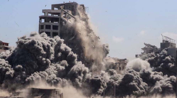 Israël a frappé une tour résidentielle à Gaza dans une tentative de déplacer les Palestiniens vers le sud