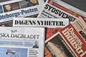 Protestation des musulmans suédois contre la vague d&#039;islamophobie dans la presse