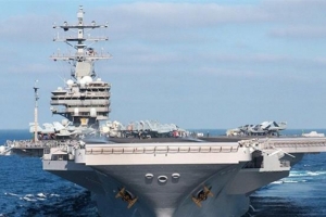 L&#039;USS Reagan s&#039;approche des côtes nord-coréennes