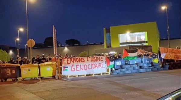 18 septembre à Marseille : une centaine de personnes bloquent l&#039;usine Eurolinks