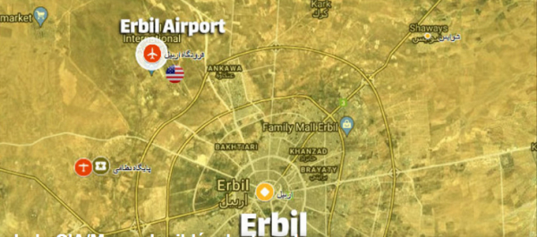 Base US avec le QG du Mossad à l&#039;intérieur à Erbil en Irak criblés de drones à base intelligence artificielle... La Task Force 59 du Pentagone, morte née