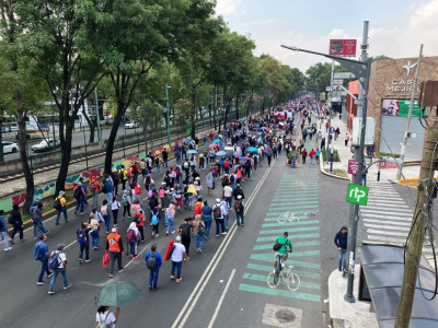 Des manifestants pro-palestiniens à Mexico