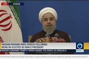 Dans un discours télévisé en direct, le président Rohani s’adresse au peuple iranien