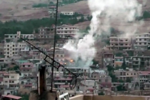 L'armée syrienne entrent dans Zabadani tenue par les rebelles