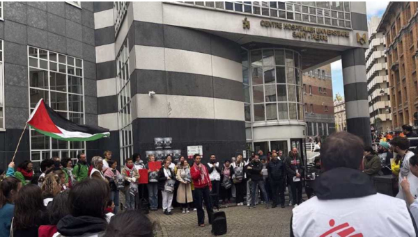 Belgique : mobilisation des soignants pour Gaza