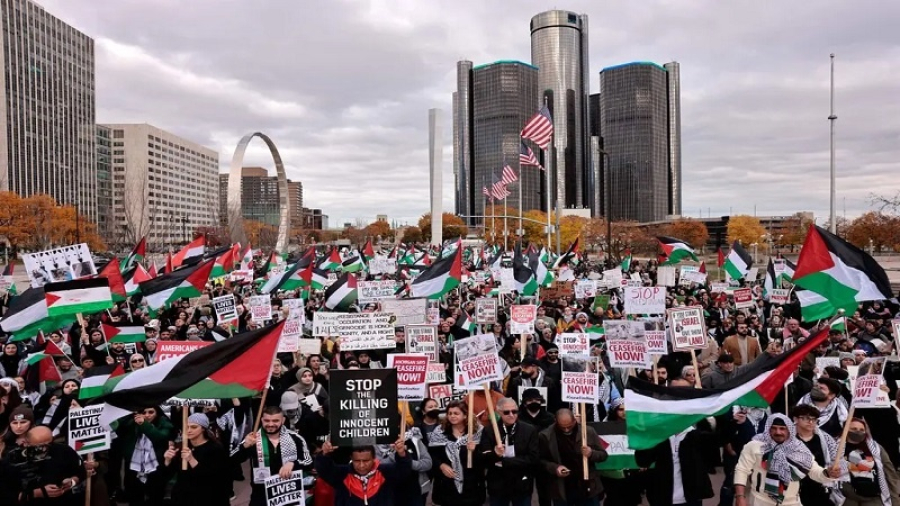 Demonstrasi Pendukung Palestina di Eropa Berlanjut​