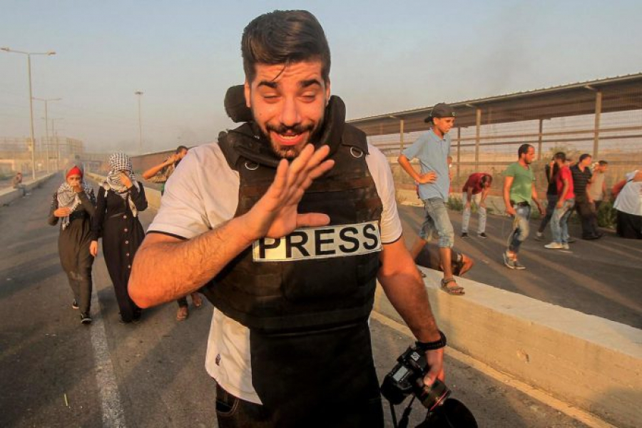 Dua Jurnalis Tertembak Tentara Israel dalam Demo Gaza