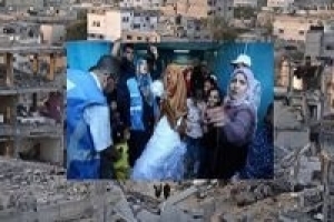 आनरवा के स्कूल में शरण लेने वाले फिलिस्तीनी ने किया विवाह