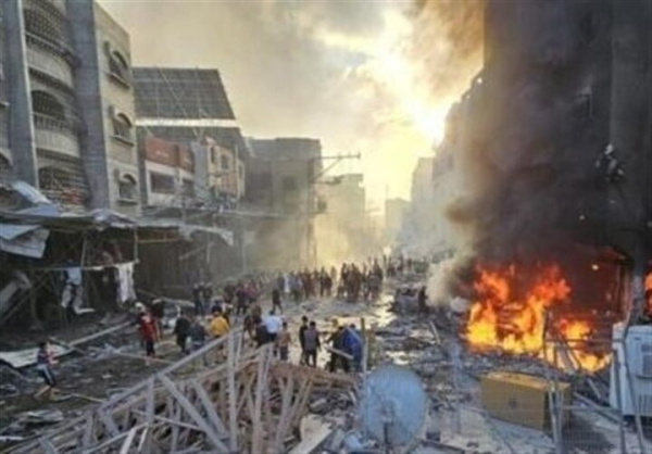 गज़्ज़ा में इज़राईली आक्रामकता आवासीय मकान पर हमला, 11 फिलिस्तीनी शहीद