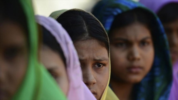 म्यांमार में रोहिंग्या मुसलमानों के जनसंहार के खिलाफ नयी दिल्ली में प्रदर्शन