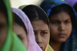 म्यांमार में रोहिंग्या मुसलमानों के जनसंहार के खिलाफ नयी दिल्ली में प्रदर्शन