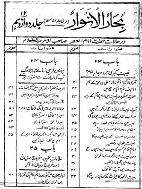 Bahar-ul-Anwar - Volume 12