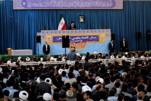 Выступление великого лидера Исламской революции в пречистом храме Имама Резы (да будет мир с ним!)