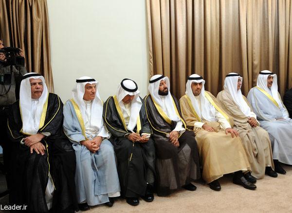 Kuveyt Emiri ve Beraberindeki Heyet İslam İnkılabı Rehberi Tarafından Kabul Edildi