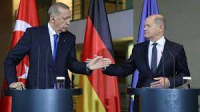 Erdoğan'dan Berlin'de sert sözler: 'İsrail'e borcu olanlar konuşamıyorlar'