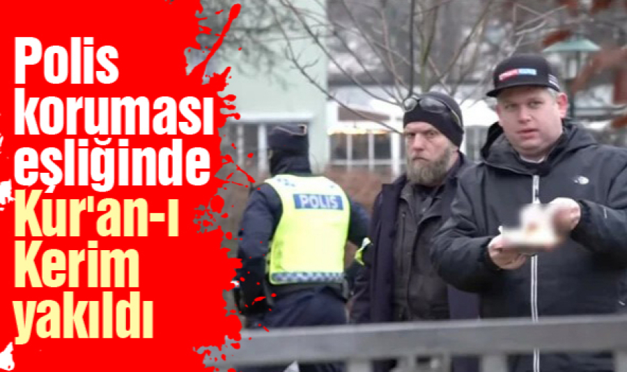 Hollanda&#039;da Polis Koruması Eşliğinde Kur’an-ı Kerim Yakıldı
