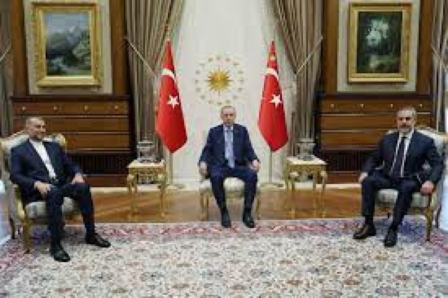 Emir Abdullahiyan, Erdoğan ile Gazze’yi görüştü