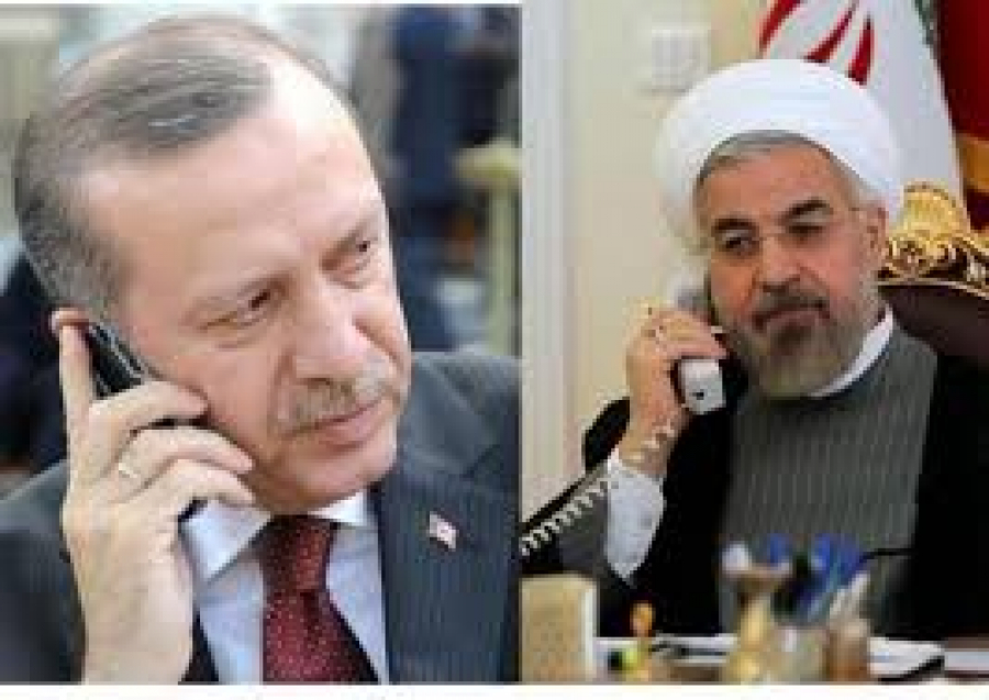 Erdoğan, Ruhani ile Telefonda Görüştü