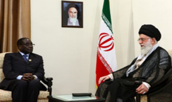 Zimbabve CumhurbaşkanıAyetullah Hamenei&#039;yi Ziyaret Etti