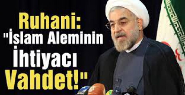 Ruhani: Siyonist Rejim unutulmamalı/Ne Sünni hilali var, ne de Şii hilali