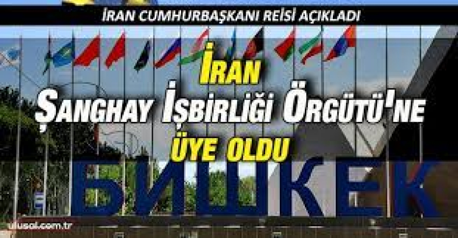 İran resmen Şanghay İşbirliği Örgütü&#039;ne üye oldu