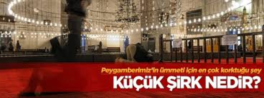 Riya; Küçük Şirk