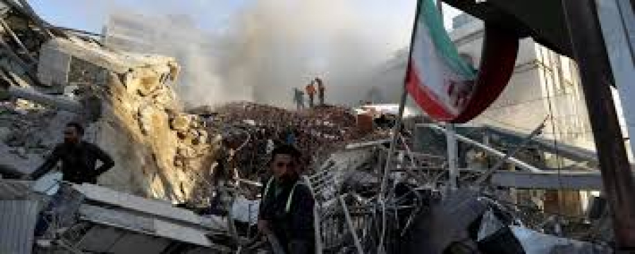 İsrail, İran'ın Şam'daki konsolosluk binasını vurdu.