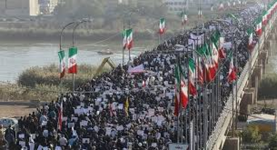 İran&#039;da Halk Kahrolsun ABD, İsrail Protestolarıyla Sokağa Döküldü