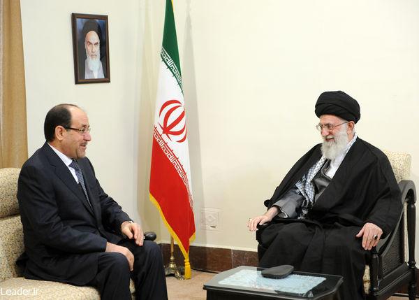 رہبر معظم سے عراق کے وزیر اعظم نوری مالکی کی ملاقات