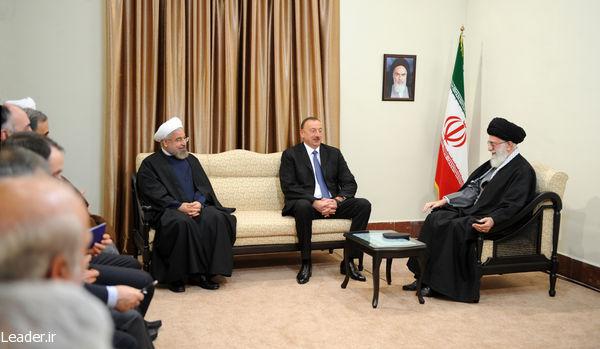 رہبر معظم سے آذربائیجان کے صدر الہام علی اوف کی ملاقات