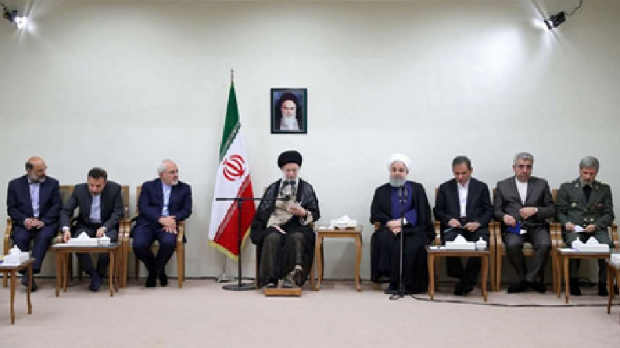 رہبرانقلاب اسلامی سے صدر اور کابینہ کے ارکان کی ملاقات