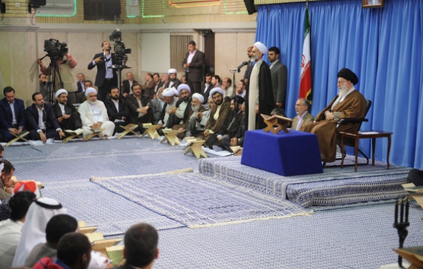رہبر معظم سے 32 ویں قرآنی مقابلوں کے شرکاء کی ملاقات